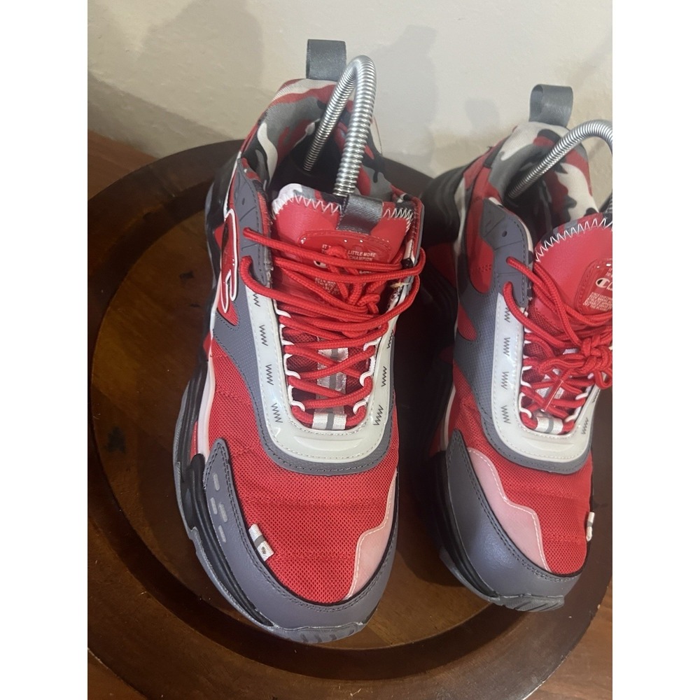 Champion Hyper C Flood Scarlet Gray Black Mens‎ 9 .5 Sneakers Trainers Athletic View 5